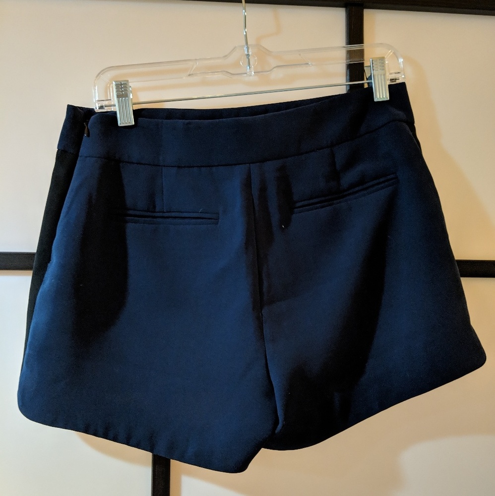 JCrew Navy drapey shorts